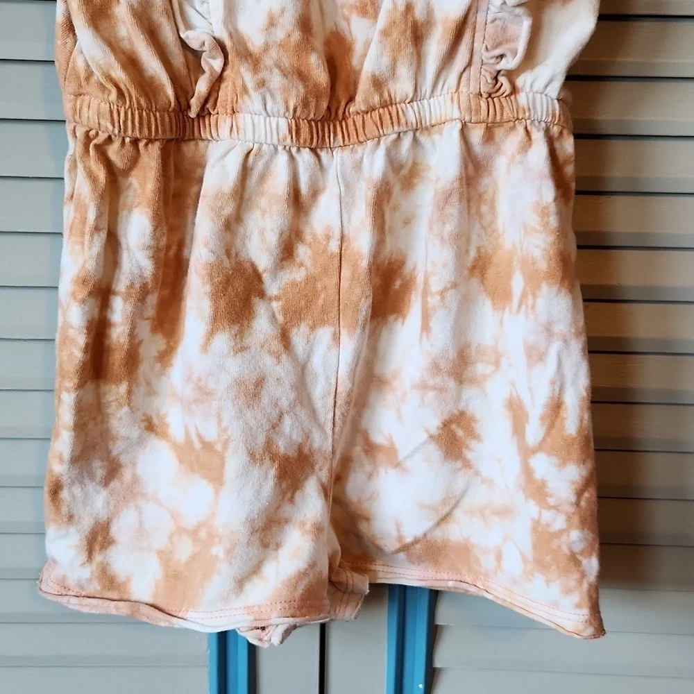 Burt’s Bees Baby  Orange Tie-Dye Romper